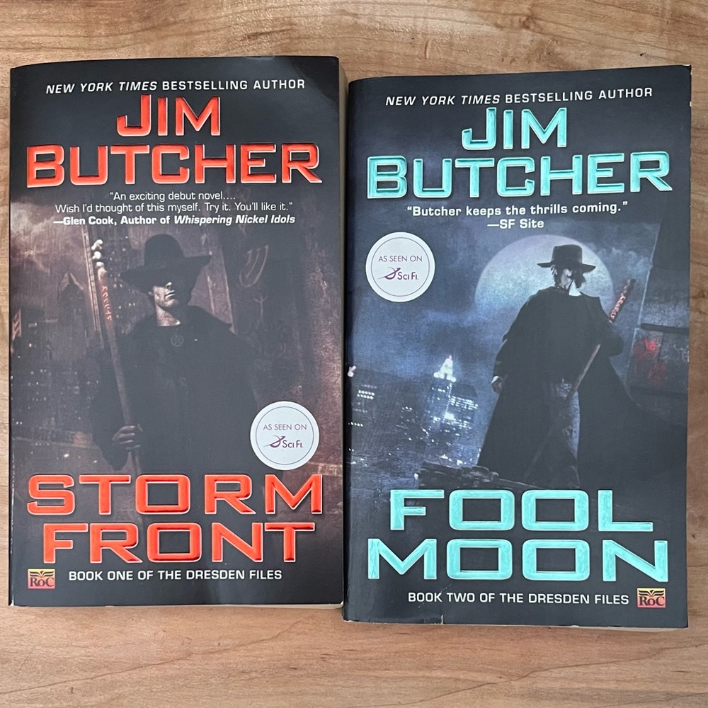 📚Pair of Jim Butcher Paperbacks